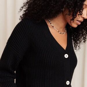 Tradlands Black Cardigan Sweater